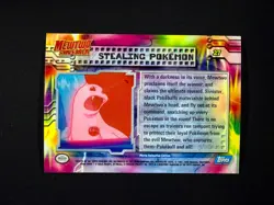 topps Pokemon The First Movie Rainbow Holo Foil #27 Stealing Pokemon Mewtwo - Image 2
