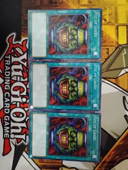 Pot Of Greed Rare x3 LOB EN119 25th Anniversary Legend Of Blue Eyes - Image 1