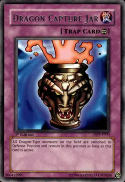 Dragon Capture Jar - Rare 1st Edition LOB-E035 - LP - YuGiOh - Image 1
