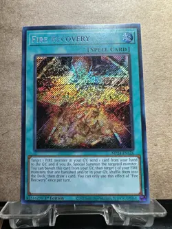 Yu-Gi-Oh! Fire Recovery 1st Ed. MP24-EN126 Prismatic Secret Rare NM/LP x1 - Image 1