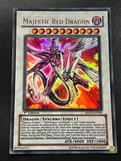Majestic Red Dragon ABPF-EN040 Ultra Rare 1st Edition Near Mint Yugioh - Image 1