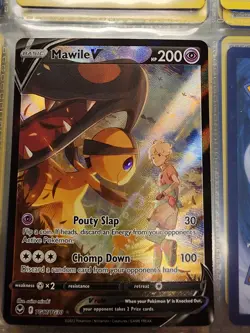 Pokemon TCG Mawile V TG17/TG30 2022 Silver Tempest Ultra Rare Card - NM - Image 1