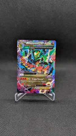 Mega Rayquaza EX 2015 Roaring Skies 61/108 Holo Pokemon Card LP - Image 1