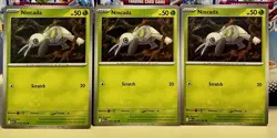(Set Of 3) Pokemon Mega Evolution TCG Common Card - Nincada (016/132) - Image 1