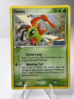 Pokemon Yanma Card Unseen Forces 50/115 Reverse Holo Stamped LP - Image 1