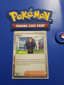 Pokemon Card Geeta 188/197 Obsidian Flames Holo Rare NM Condition - Image 1