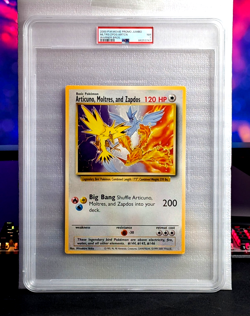 Pokemon Articuno/Moltres/Zapdos PSA 7 Legendary Birds 2000 Jumbo Promo Card - Image 1
