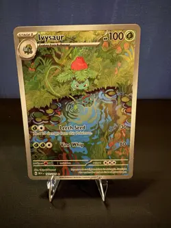 Pokemon TCG Ivysaur Holo Card 167/165 Scarlet & Violet 151 Series NM Condition - Image 1
