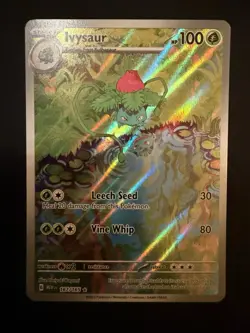 Pokemon TCG Ivysaur Holo Card 167/165 Scarlet & Violet 151 Series NM Condition - Image 3