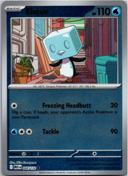Eiscue 044/132 | Mega Evolution | Common Reverse Holo | NM Pokemon Card - Image 1