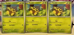 (Set Of 3) Pokemon Mega Evolution TCG Common Card - Seedot (013/132) - Image 1