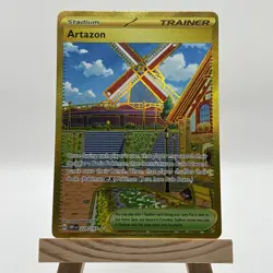 Artazon 229/197 Secret Rare Gold Card SV03: Obsidian Flames Pokemon TCG (NM) - Image 1