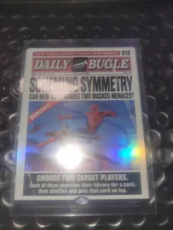 Spider-Man Secret Lair MTG Daily Bugle Foil Scheming Symmetry - Image 1