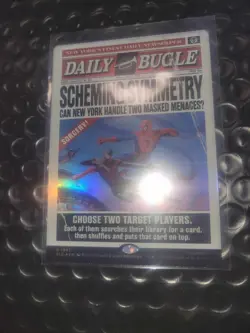 Spider-Man Secret Lair MTG Daily Bugle Foil Scheming Symmetry - Image 3