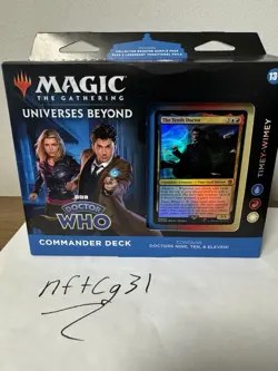 Magic the Gathering MTG Universes Beyond: Doctor Who - Timey-Wimey Precon Deck 195166228815 - Image 1