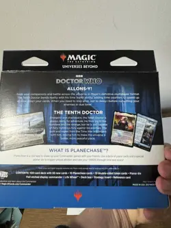 Magic the Gathering MTG Universes Beyond: Doctor Who - Timey-Wimey Precon Deck 195166228815 - Image 2