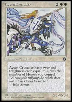 Aysen Crusader - Light Play MTG Homelands - Image 1