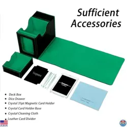 MTG Deck Box for Commander Display with Dice Tower, Fits 100 Double Sleeved - Image 4