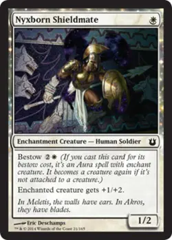 Nyxborn Shieldmate - Medium Play MTG Born of the Gods - Image 1