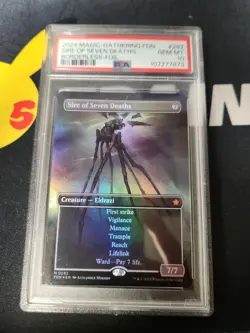 2024 MTG FDN Sire Of Seven Deaths Borderless Foil #292 PSA 10 - Image 1