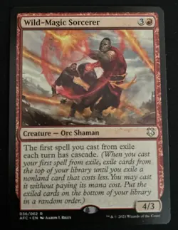 Wild-Magic Sorcerer Commander: Adventures in the Forgotten Realms Regular MTG - Image 1