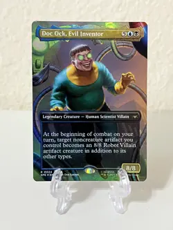 Doc Ock, Evil Inventor - (Borderless) - Marvel's Spiderman (SPE) - MTG Foil - Image 1