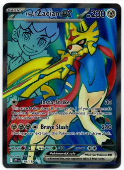 Pokemon - Journey Together Hop’s Zacian EX 176/159 NM - Image 1