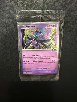 Pokemon Asia Exclusive Mega Evolution Xerneas Promo Stamped 064/132 Sealed - Image 1