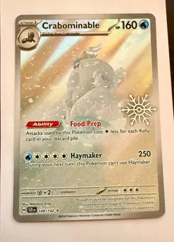 Crabominable - Holiday Stamped Stellar Crown - Pokemon NM 149/142 - Image 1