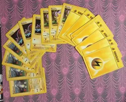 49 Pokemon Base Set Cards (1999) 32 Grass + 17 Lightning Types w INCLUSIVE LIST - Image 2