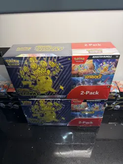 2x Pokemon Surging Sparks ETB & Booster Bundle Costco 2-pack. Factory Sealed New - Image 3