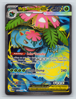 Pokemon Mega Venusaur ex 155 Ultra Rare Mega Evolution - Image 1