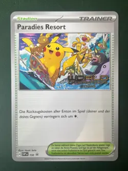 German 2024 Paradise Resort Pokemon SV-P 150 World Championship Promo NM - Image 1