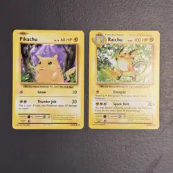 Pikachu 35/108 and Raichu 36/108 NM/LP XY Evolutions Deck Exclusives Pokemon TCG - Image 1