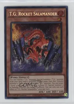 TG Rocket Salamander SE 1st Ed. YuGiOh Age of Overlord #AGOV-EN003 - Image 1