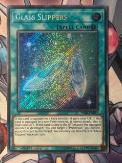 Glass Slippers 1st Edition BLRR-EN011 SECRET RARE YuGiOh Card - Image 1