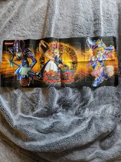 Yugioh Gold Series 4 Pyramid Yugi Dark Magician Girl Playmate Mouse Pad Mat - Image 1