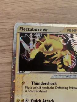 Pokemon Card 2003 EX Ruby & Sapphire Electabuzz EX 97/109 - Image 3
