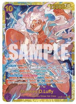 OP05-119 Monkey D. Luffy SEC One Piece TCG English Card - Image 1