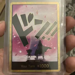 One Piece TCG Gold Parallel Don!! Card Chopper PRB-02 English - Image 1