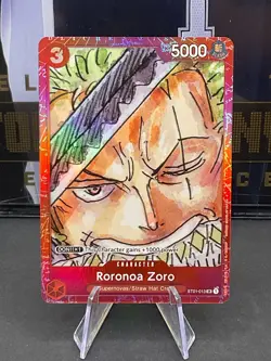 Roronoa Zoro Film Red SR ST01-013 One Piece Card English Official NM - Image 1