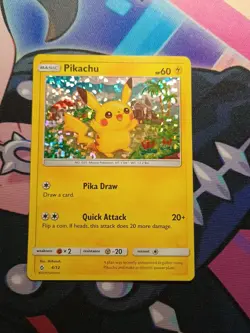 Pikachu McDonald’s Promo 4/12 Rare Holo 2018 Pokemon Card! (Good Condition) - Image 1