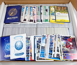 ONE PIECE TCG & DIGIMON 3200+ CARDS GAME BULK LOT Nice! - Image 2