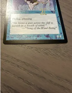 Signed “Breezekeeper” Magic: The Gathering Card (Visions) - Adam Rex - Image 2