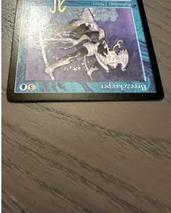 Signed “Breezekeeper” Magic: The Gathering Card (Visions) - Adam Rex - Image 3