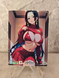 Boa Hancock Trading Card Waifu Goddess Story Anime Girl holo Karte Manga Full - Image 1