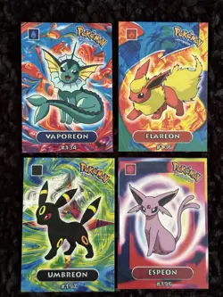 Pokemon Heart & Flower Holo Set of 4 Cards From Peru - Image 1