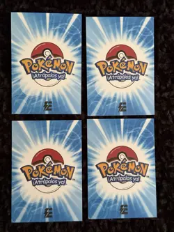 Pokemon Heart & Flower Holo Set of 4 Cards From Peru - Image 2