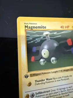 Pokemon Magnemite 53/102 1st Edition Shadowless Base Set Card Unplayed Near Mint - Image 5
