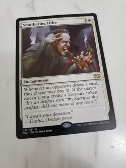 Smothering Tithe Double Masters 2022 Regular Card Lightly Played Condition - Image 1